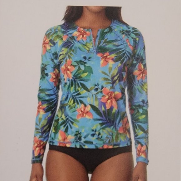 Hurley Other - Hurley Ladies' Quarter Zip Rashguard NWT
